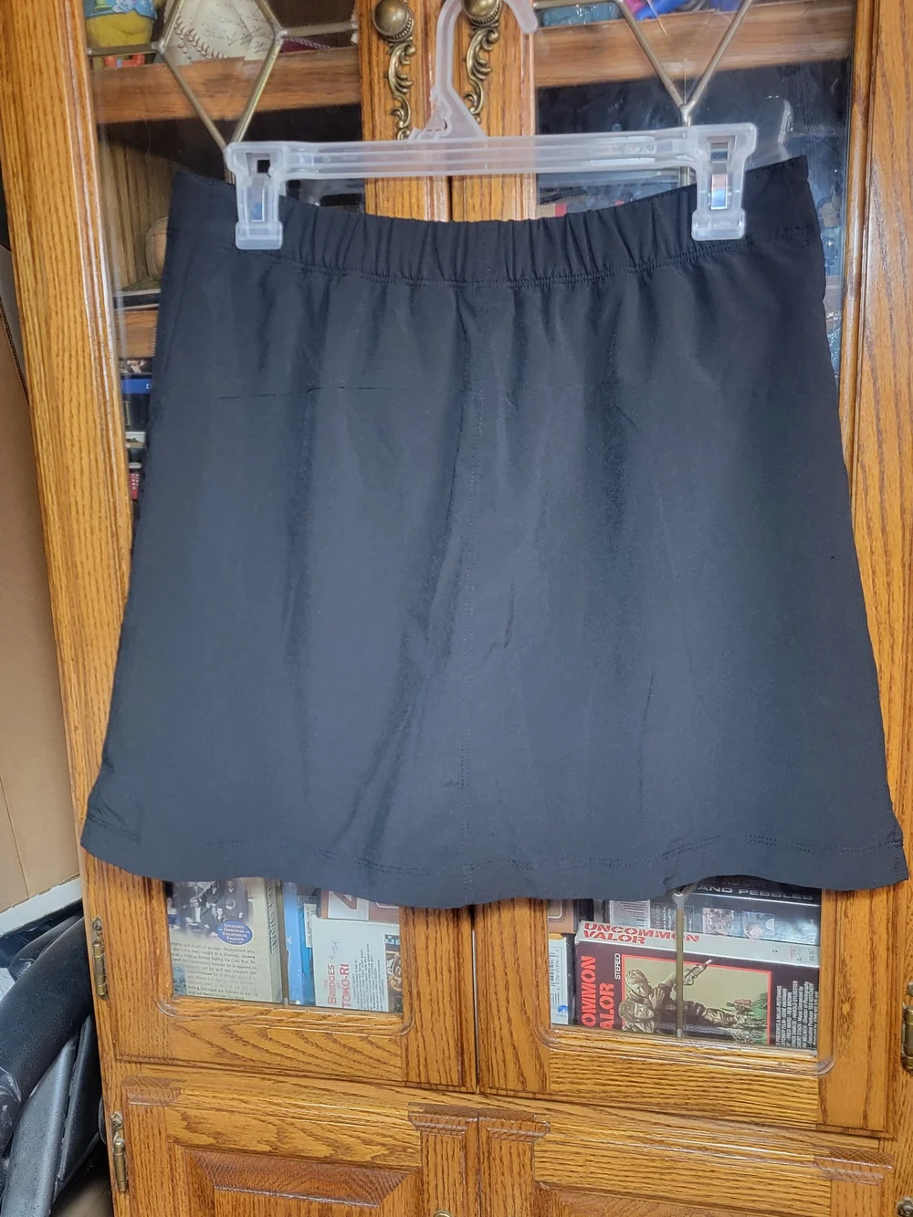 White Sierra Black Active Skort with Side Pockets Size Small
